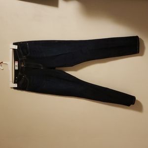 Cabi High Straight Dark Denim Jeans